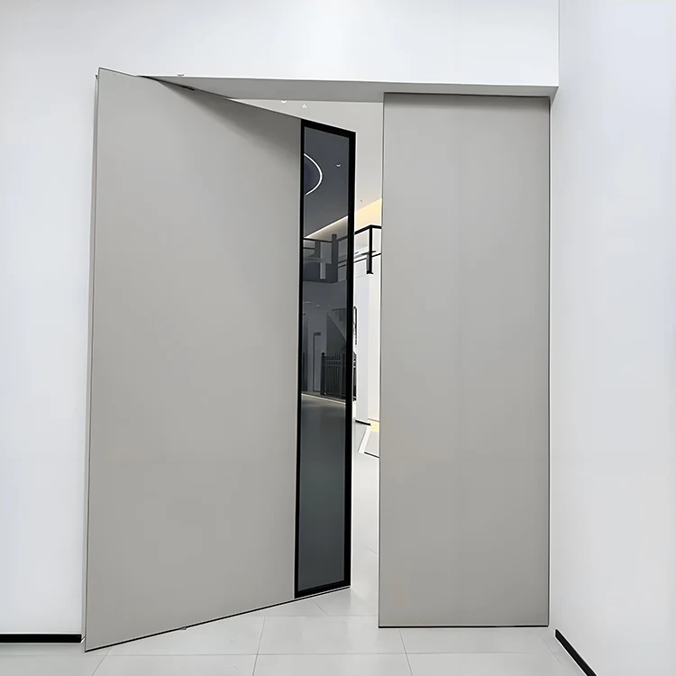 Porte pivotante à cadre en aluminium Porte pivotante à cadre en aluminium