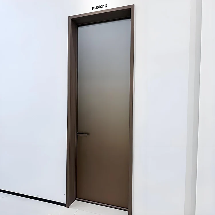 Porte d'intimité en verre dépoli Porte d'intimité en verre dépoli