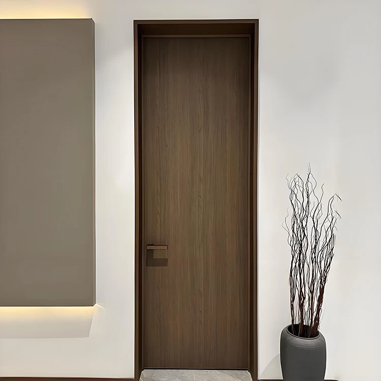 Porte battante en aluminium à cadre étroit